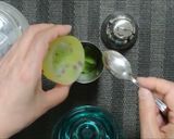 Une image de l'étape 3 de La préparation un bol du Matcha glacé.