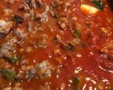 Foto del passaggio 2 della ricetta Fettuccine con sugo di salsiccia