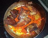 A picture of step 8 of Peppered chicken.