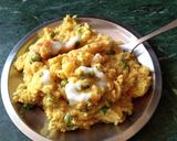 A picture of step 7 of रवा उपमा.