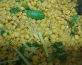 A picture of step 3 of Chanay ki bhunni daal.