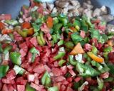 A picture of step 4 of Chicken spicy pasta.