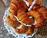 صورة لخطوة 4 من وصفة ميني كرواسون محشي جبن🧀🥐