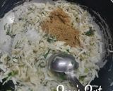 A picture of step 2 of Cabbage and Beans Fry with Dessicated Coconut.