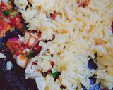 A picture of step 4 of Aloo potatoes purì.