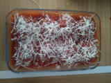Pastel de albóndigas de carne y berenjena
