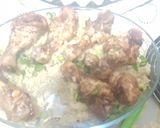 A picture of step 10 of Rice and meat.