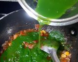 A picture of step 6 of Corn Palak Paneer Curry.