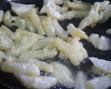 A picture of step 1 of Crispy Honey Chilli Potato.