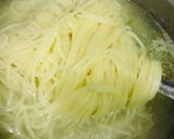 A picture of step 1 of Spaghetti.