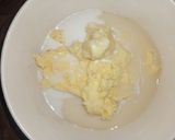A picture of step 1 of Condensed milk mug cake.