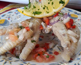 Foto del paso 4 de la receta: Patas de pollo con salsa criolla