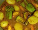 কুচো বেগুন চিংড়ি মাছের তরকারিউ(kucho begun chingri macher torkari recipe in bengali) রেসিপির ধাপ 4 ছবি