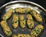 A picture of step 2 of Fenugreek, Fennel and corn flour dumplingsMethi, suva makai muthia.
