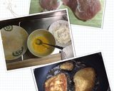 Hình bước làm 2 của món Thịt lợn chiên xù tonkatsu
