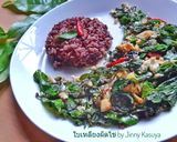 รูปขั้นตอนการทำที่ 4 ของ ใบเหลียงผัดไข่