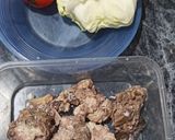 Foto langkah ke 1 dari resep Tongseng tetelan kambing tanpa santan.