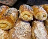Pas rețetă Ștrudele cu mere sau brânză dulce cu stafide😍pufoase, foioase, crocante și delicioaseee 😋 1 fotografie