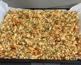 A picture of step 5 of Nutty Cranberry Granola.