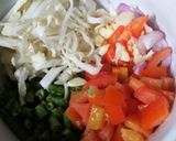 Foto langkah ke 1 dari resep Omelet Sayur.