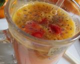 A picture of step 4 of Orange and Strawberry Chia Mocktail #Foodies&Friends.