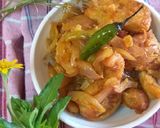 A picture of step 3 of Garlic honey taro masti.