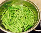 Hình bước làm 5 của món Đậu que, bí đỏ, thịt 3 chỉ