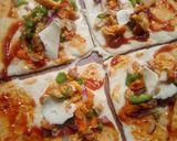 A picture of step 2 of Chicken cheese stuffed pocket.. Cookpad 5 challenge with Huma.
