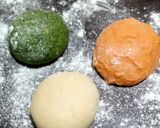 Foto del paso 2 de la receta: Sorrentinos tricolor de mozzarella y ricotta casera