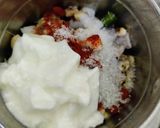 A picture of step 2 of Coconut Peanut Chutney.