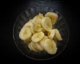 A picture of step 1 of Peanut Butter Banana Smoothie - Healthy Smoothie for Breakfast.