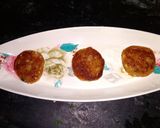 A picture of step 5 of Bottle gaurd soya kabab.