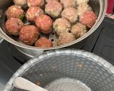 Foto langkah ke 3 dari resep Meat Ball Rice BBQ Sauce.