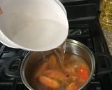 Hình bước làm 2 của món Canh riêu trứng