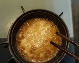 A picture of step 3 of Bánh Bò Nướng with Palm Sugar.
