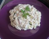 Tonhalas rizottó recept fázis 5 fotója