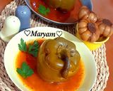 عکس مرحله 4 از دستور دلمه شکم پر🫑