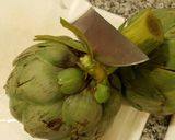 Foto del paso 2 de la receta: Alcauciles con salsa de mostaza