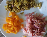 Foto del paso 2 de la receta: Berenjena rellenas de bacon gratinadas con cheddar