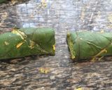 A picture of step 4 of Arrow Roots (Nduma)Leaves bhajiya#authors marathon.