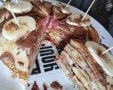 صورة لخطوة 7 من وصفة لي كريب طبقات 🥞