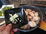 Fritada de ñoras verdes con pollo y conejo