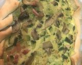 Foto del paso 6 de la receta: Quiche de calabacín; champis y bacon