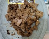 Foto langkah ke 1 dari resep Nasi Goreng Daging Bumbu Rendang.