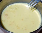 A picture of step 2 of Pumpkin with scrambled eggs.