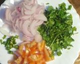 A picture of step 3 of Chatpati chaat.