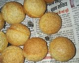 A picture of step 1 of Sev puri.