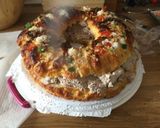 Foto del paso 4 de la receta: Roscón de Reyes relleno de nata