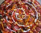 Foto langkah ke 5 dari resep Pizza Cruncy ala rumahan.