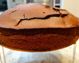 Foto del paso 7 de la receta: Bizcocho de leche condensada y cacao con cobertura de chocolate